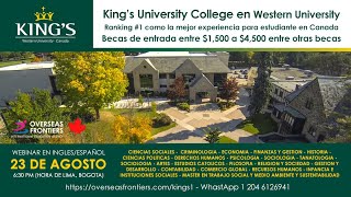 King's University con Overseas Frontiers - Webinar en espanol