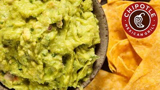 Chipotle's Guacamole Recipe