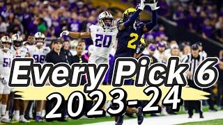 Every Pick Six 🔥 | 2023 College Football Season