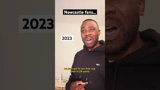 Newcastle United fans 2022 vs 2023… #shorts