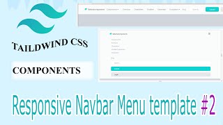 ASMR Programming - Responsive Navbar Menu with html & Tailwind CSS #tailwindcss