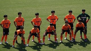 新居浜西vs済美　後半　令和４年度愛媛県総体　男子サッカー　１回戦　令和４年６月４日　愛媛県総合運動公園球技場