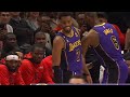 LBJ CANT STOP TALKING SMACK TO PAT BEV & BULLS BENCH! 