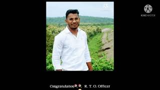 AMVI (RTO OFFICER) - Nitesh meshram, bhandara selected /🎉🥳 Rank -32 /NT-B -2nd/ 🎉🥳