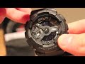 casio g shock ga110 1b unboxing and review military stealth black