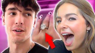 TikToker Bryce Hall CHEATS on Addison Rae and then GOT ENGAGED!? THIS RING PIC proof to RUMORS