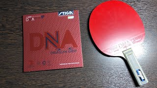 Stiga DNA Dragon grip + butterfly viscaria. Обзор и тест накладки