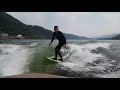 오동나무집 wake surfing 오동나무스키장 웨이크서핑 카빙 도전