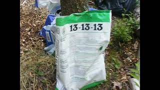 using 13-13-13 fertilizer in the garden Part 1