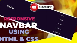 ASMR Programming-Responsive Navbar Design-No Talking(Only HTML &CSS) #asmr #coding#webdevelopement