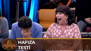 O Zaman Bir Hafıza Testi! - Afara