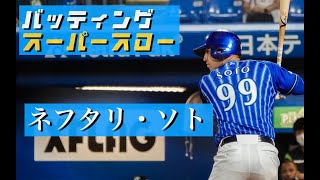 DeNA・ソト選手（第15号ホームラン）【スローで見るプロのバッティングフォーム】