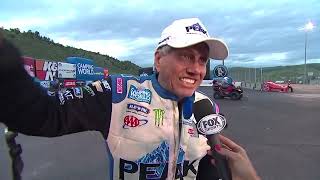 John Force Passionately Opens Up About Bandimere Speedway To NHRA Top End Reporter Amanda Busick