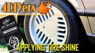 DIY: How to Apply Turtle Wax Jet Black Tire Dressing