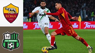 Roma vs Sassuolo 1-0 | Match Highlights | All GOALS | NEWS 2024|23
