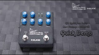 NUX Melvin Lee Davis Bass Preamp + DI(NBP-5) Quick Demo