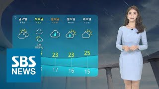 올가을 가장 쌀쌀한 아침…일본서 태풍 발달 가능성 / SBS