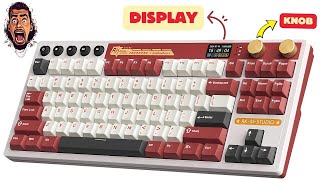 RK-M87 Gaming Keyboard with Screen and Dual Knob | Mechanical Keyboard