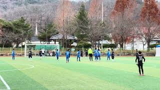 2024 산청군 동계전지훈련 초청 스토브리그 24.12.7 산청SC U12 VS 거제에이원FC(전반전)