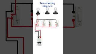 tunnel wiring diagram #electricianhelprj #wiring #electrical