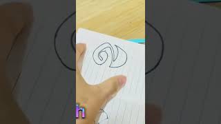 រៀនឆ្លាក់អក្សរខ្មែរ 3D [  ខ​  ] Draw Khmer text 3D/ Cambodia 🇰🇭Khmer Art #shorts #short #diy #art