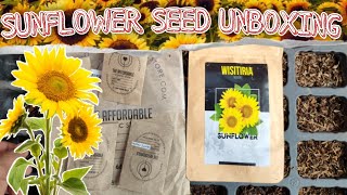 Sunflower seeds Unboxing ||  Wisitiria sunflower seeds || Buy seeds online #sunflower #seeds #giant