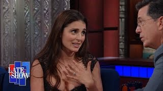 Shiri Appleby Tells Stephen What Jon Stewart Said About Him