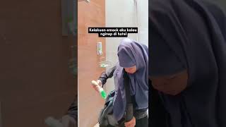 Pov : kelakuan emack ku ketika nginep di hotel #pov #lucu #povketika #fypviral #funny #comedy