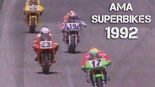 1992 AMA Superbikes | Round 2 | Laguna Seca