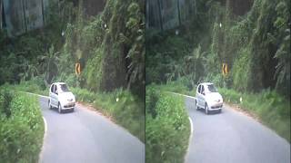 Munnar Trip 3D: 1/2 Curvy ride near Adimali, Munnar-Kochi highway (CC BY)