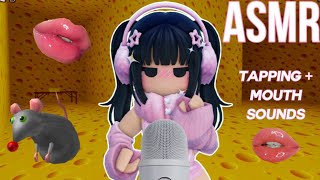 Roblox ASMR ~ cheese escape! tingly mouth sounds & tapping for sleep 🧀💤 (tongue clicking)