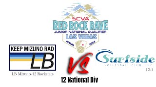 Miz LB 12 Rockstar vs Surfside 12 (SCVA Red Rock Rave 2024 12 Nationals Day 1)