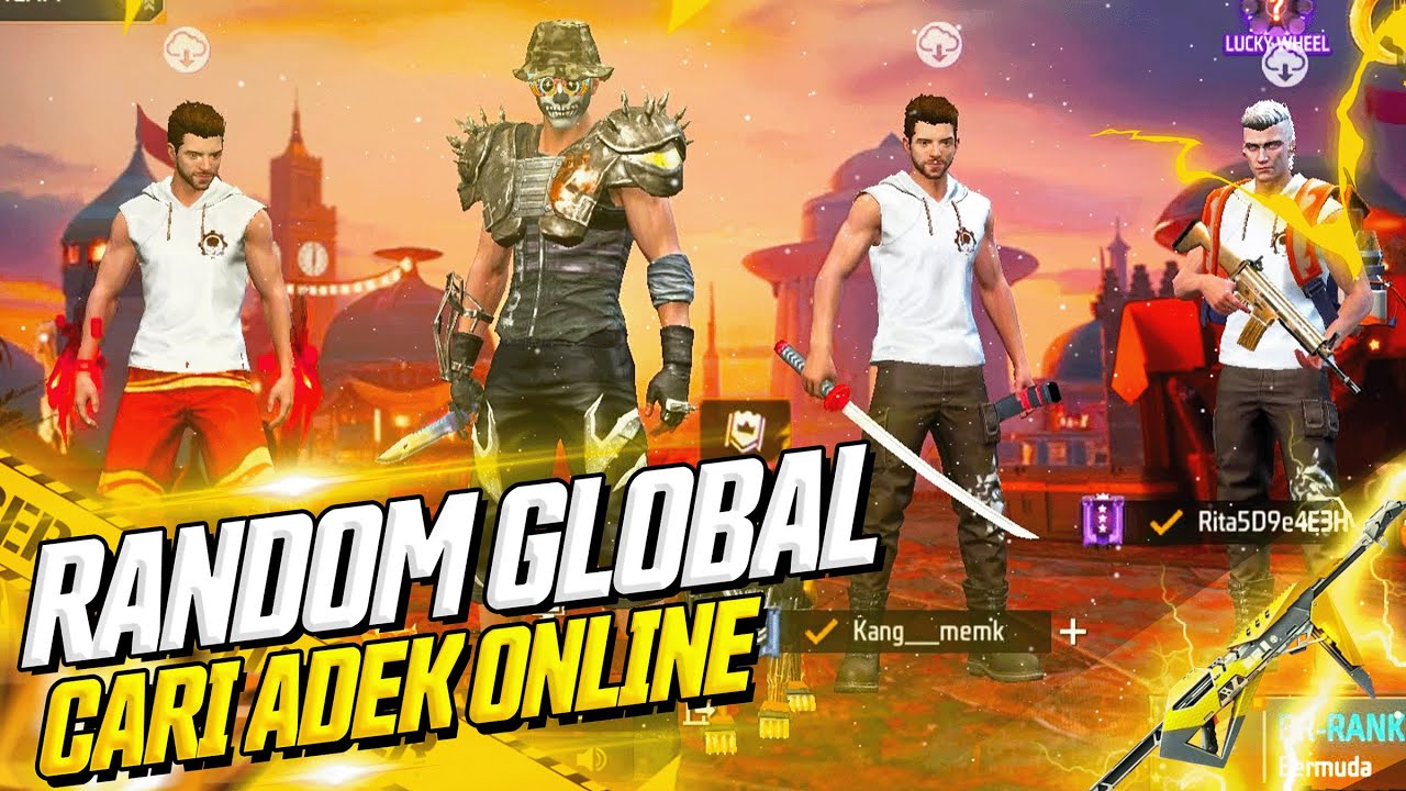 Masuk Room Global Pake Akun Asli Cari Adek Online Youtube