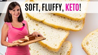 KETO WHITE BREAD: 5 ingredients, light, and fluffy!