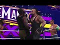 roman reigns john cena u0026 the undertaker vs goldberg bobby lashley u0026 omos tag team