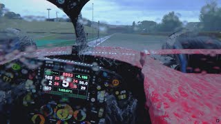 Lewis Hamilton Takes Ferrari F1 Car in the Rain at Barcelona! | Assetto Corsa Sim Racing