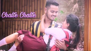 Chalte Chalte - Mohabbatein | School Cute Love Story | Shahrukh Khan | Love Guru | New Hindi Song