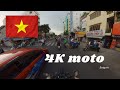 EPIC 4K Motorcycle Tour HCMC Saigon District 1 to the AIRPORT  🇻🇳