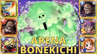 OPTC Arena Bonekichi (Brook)! 3 KAIDO TEAMS! (One Piece Treasure Cruise)