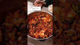 I love leftover kimchi #food