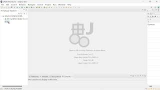 JA01: Create Java project in Eclipse IDE