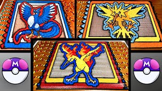 Articuno, Zapdos, & Moltres "Pokemon of the Month" (IN 45,944 DOMINOES!)