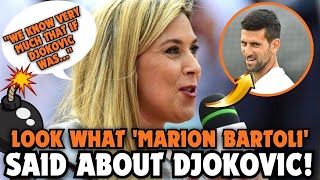💥💣LAST MINUTE PUMP! LOOK WHAT MARION BARTOLI SAID ABOUT NOVAK DJOKOVIC😱! NOBODY WAS EXPECTING IT!