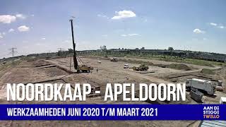 Timelapse video realisatie logistiek bedrijfsgebouw Noordkaap Apeldoorn