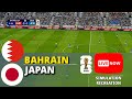 LIVE🔴| BAHRAIN vs JAPAN - FIFA World Cup Qualifiers | Full Match | PES 21 Simulation