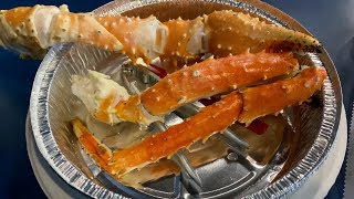 Eating At The BEST Reviewed King Crab Legs Restaurant In My State