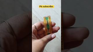 పాత గాజులతో trendy designer bangles చేయొచ్చు 😱 #shorts#shortsfeed#silkthreadbangles#oldbanglesreuse