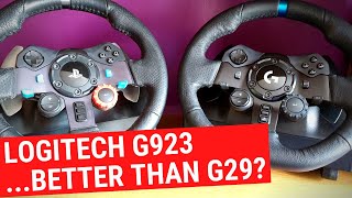 LOGITECH G923 REVIEW: is it really better than the G29?