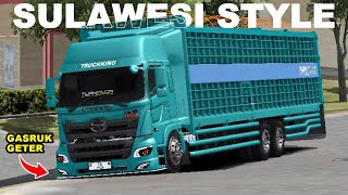 GUANTENG POLL🔥 || SHARE MOD TRUCK HINO 500 TALAWE GROUP LIVERY COSTUME || MOD BUSSID TERBARU