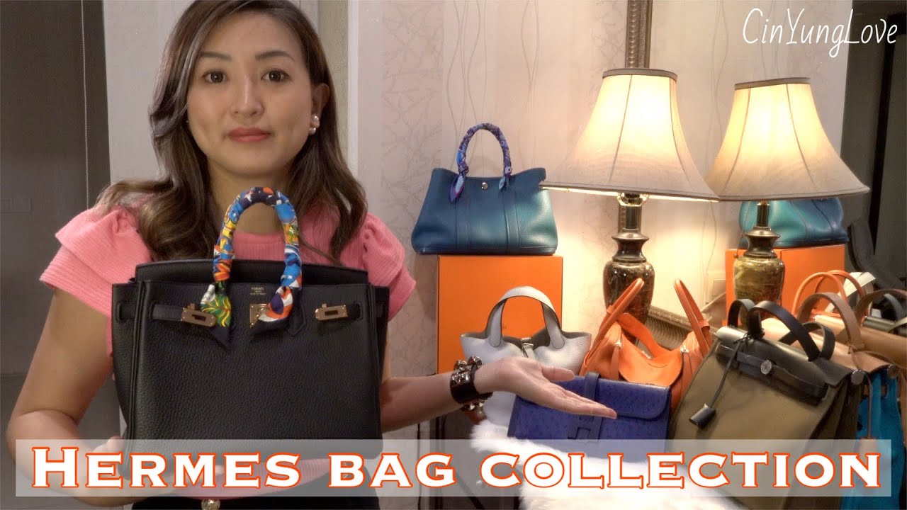 MY HERMES BAG COLLECTION | Lindy Picotin GP Herbag Birkin Jige - YouTube